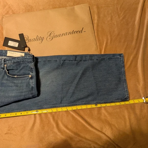 Rag & Bone® NWT Stylish mid-rise blue jeans - Picture 11 of 15